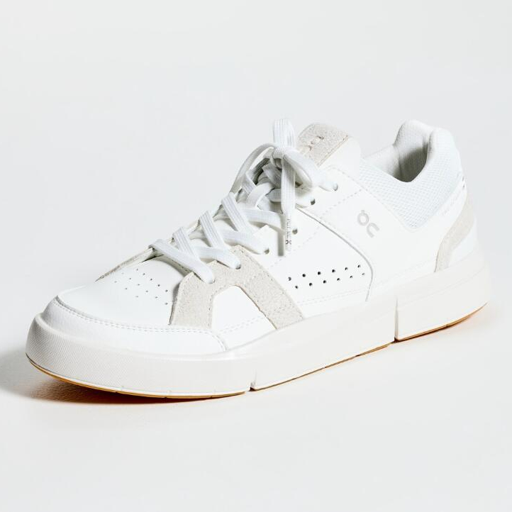 昂跑 On The Roger Clubhouse 女士小白鞋