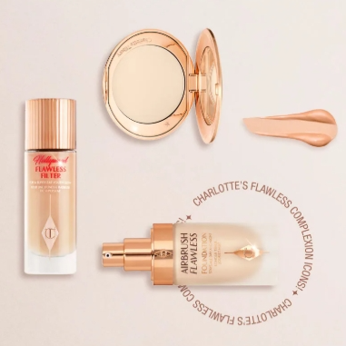 Charlotte Tilbury US：星光滤镜粉底、无暇定妆粉饼无门槛8折