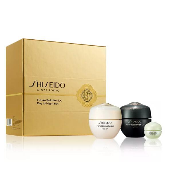 Shiseido 资生堂时光琉璃早晚面霜+眼霜抗老超值套装！