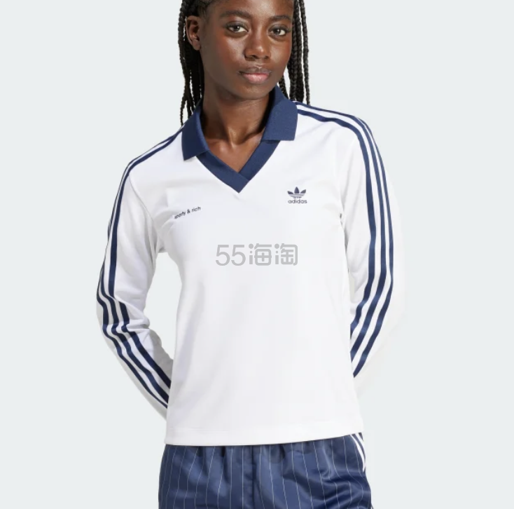 adidas  Sporty & Rich 长袖球衣