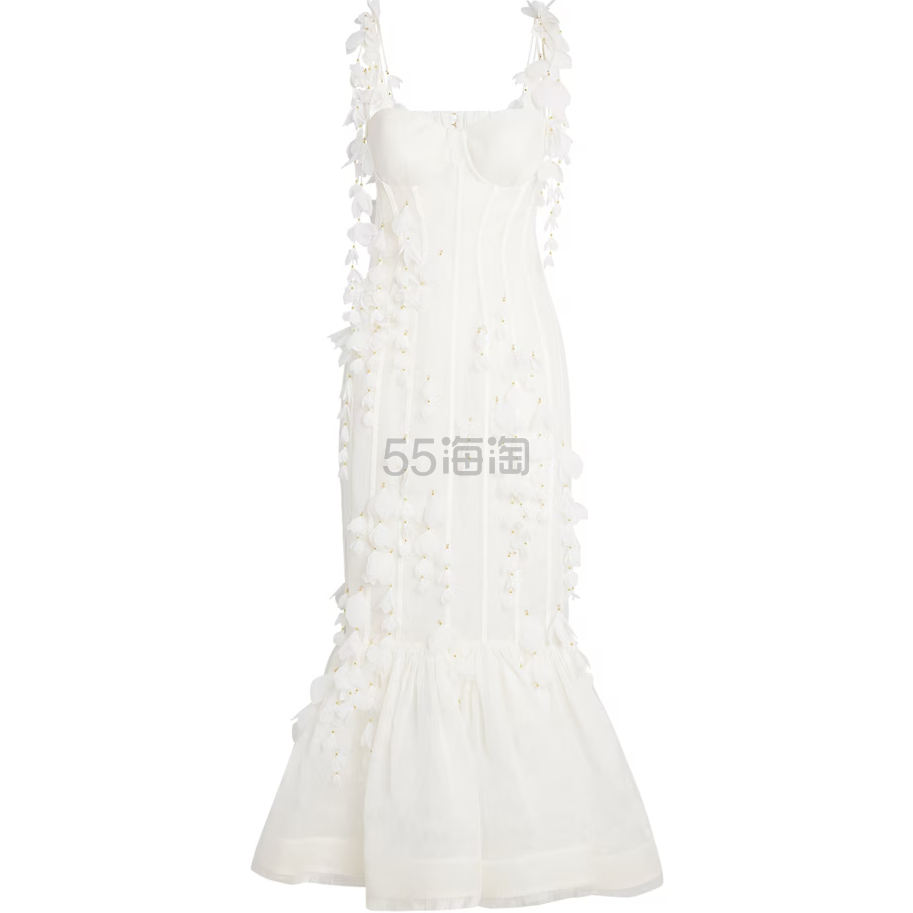 Zimmermann Petal 白色迷笛裙