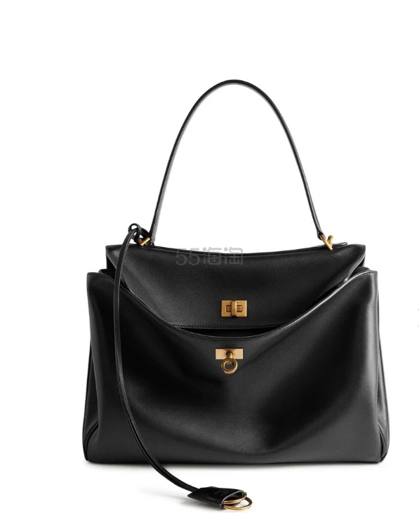 Balenciaga 女士中号黑色 RODEO 包
