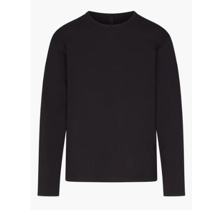 Skims Relaxed黑色长袖T恤