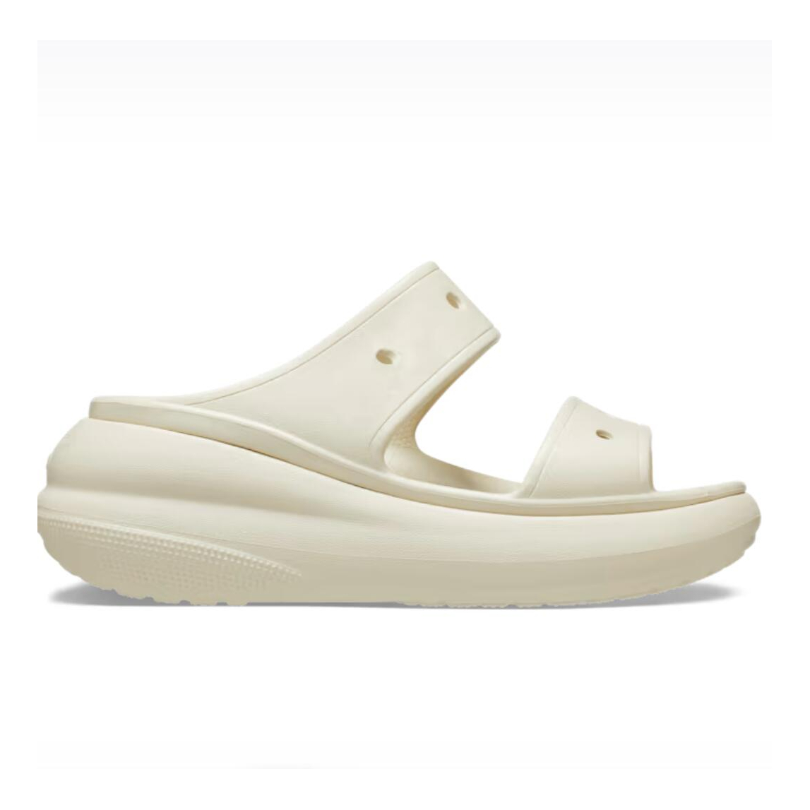 Crocs BAYABAND CRUSH 泡芙厚底洞洞凉拖 3色选