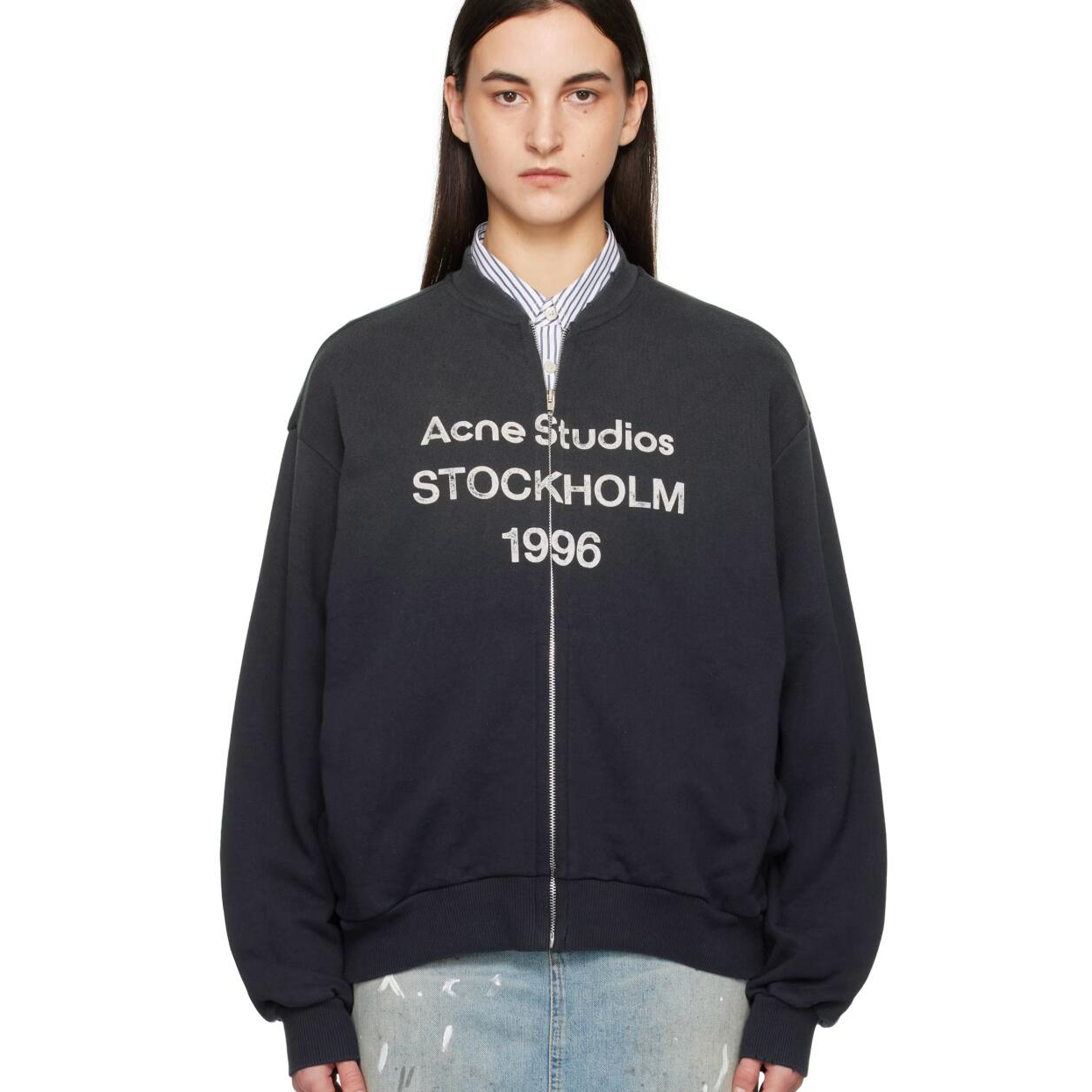 补货！Acne Studios 拉链logo衫热款