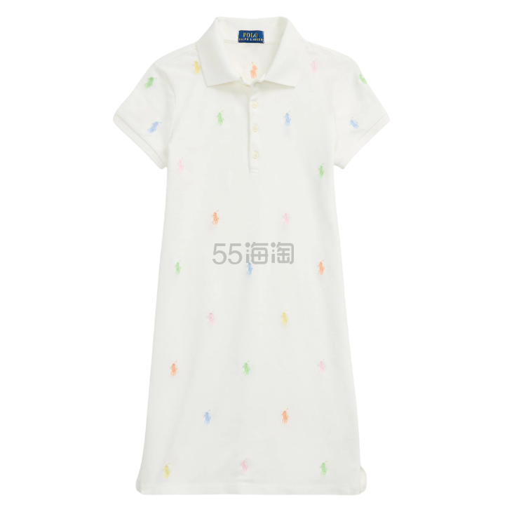 L码有货！Ralph Lauren 拉夫劳伦大童款小马印花Polo裙