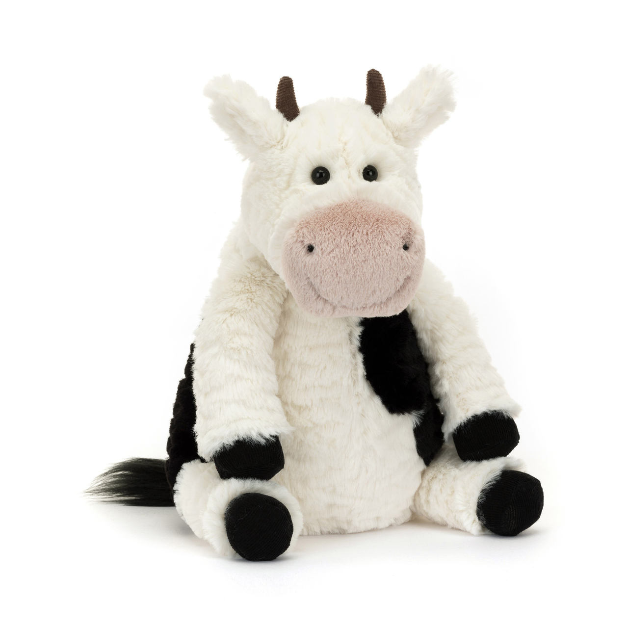 Jellycat Mooliet Cow Stuffed 小奶牛 White Multi