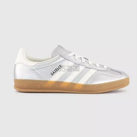 Adidas 阿迪达斯 Gazelle Indoor 银色德训鞋