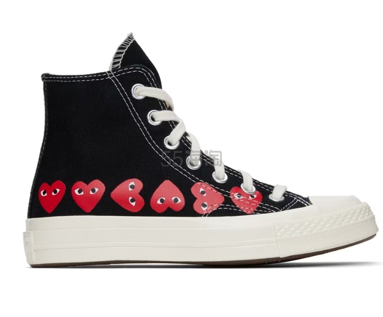 Comme des Garcons Play  x Converse Edition Chuck 70高帮帆布鞋