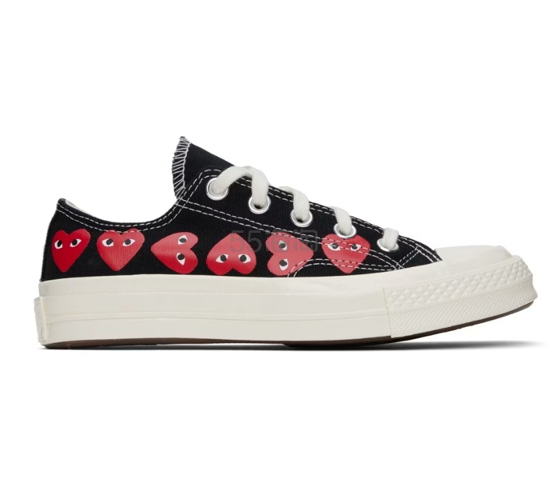 Comme des Garcons Play  Black Converse Edition Chuck 70 帆布鞋