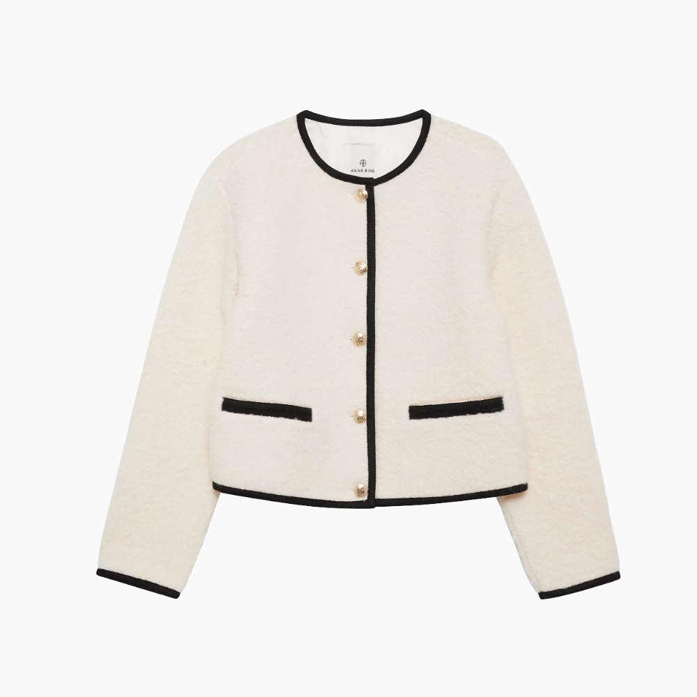 秦岚同款！Anine Bing 小香风外套