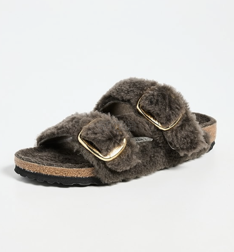 Birkenstock Arizona 毛绒拖鞋