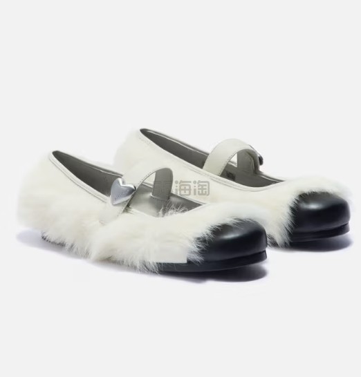 UGG AMBUSH 毛绒玛丽珍鞋