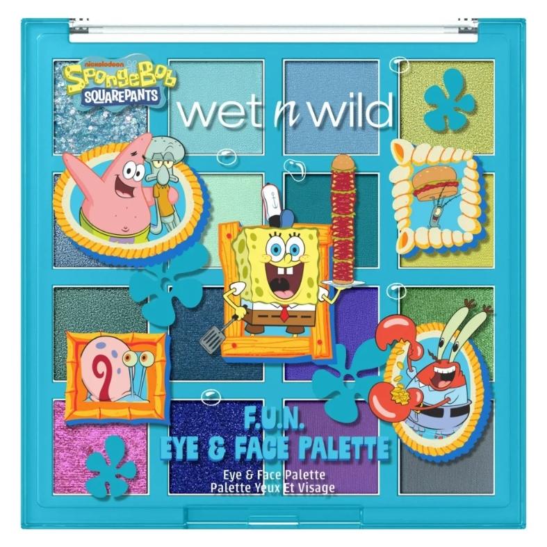 Wet N Wild x 海绵宝宝彩妆联名 童年回忆包装