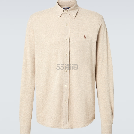 POLO RALPH LAUREN 拉夫劳伦米色棉质衬衫