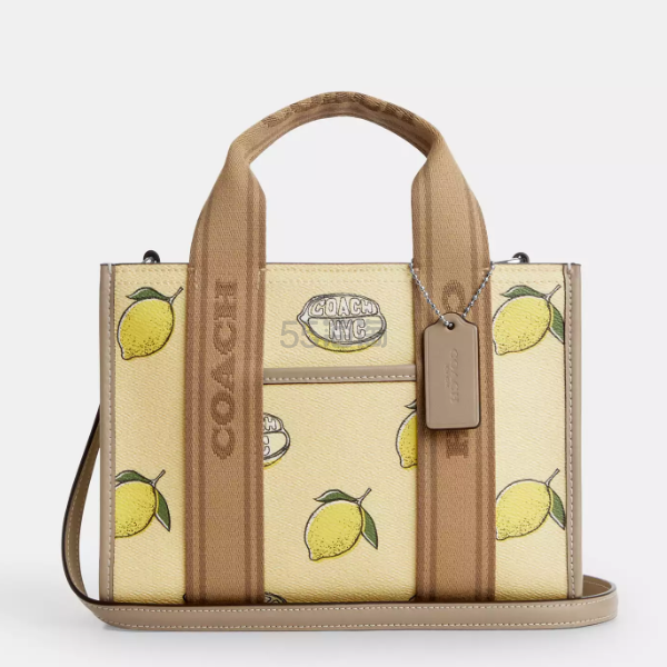 Coach 蔻驰 Smith 24 柠檬印花托特包