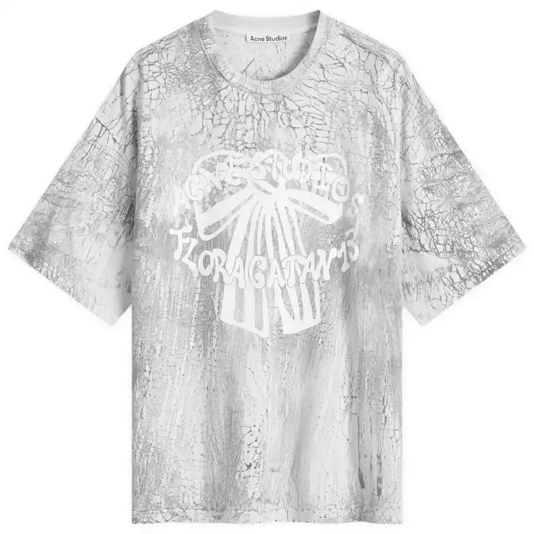 Acne Studios 蝴蝶结印花短袖