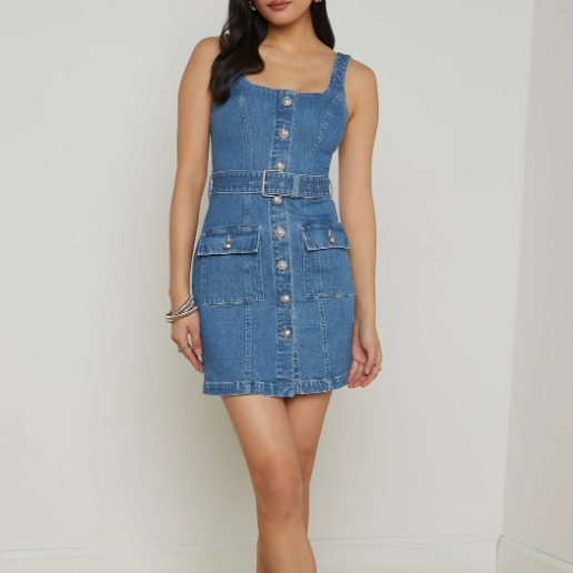 黄礼志同款！L'AGENCE Midy 牛仔裙