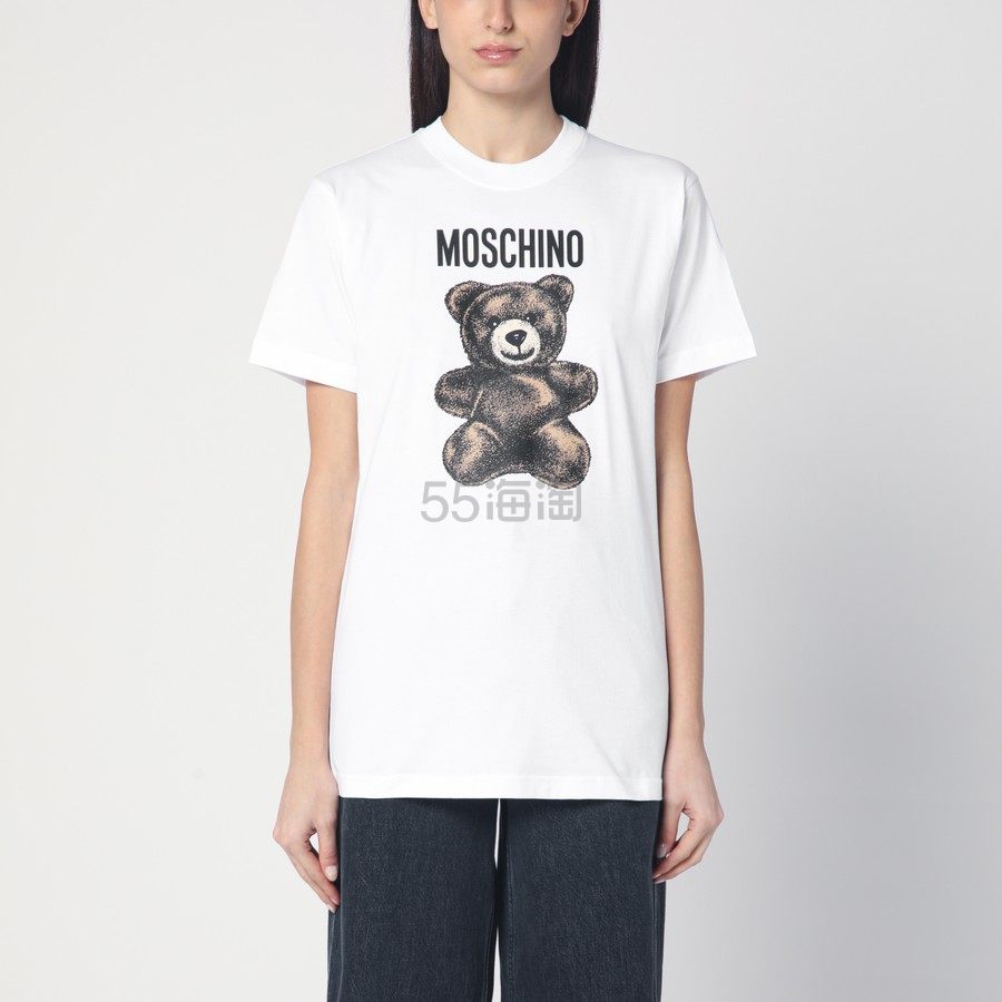 Moschino Teddy Bear 印花短袖