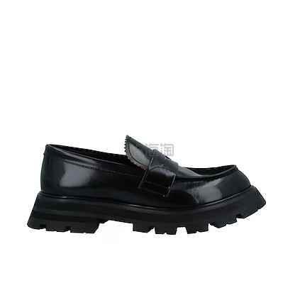 ALEXANDER MCQUEEN 麦昆黑色乐福鞋