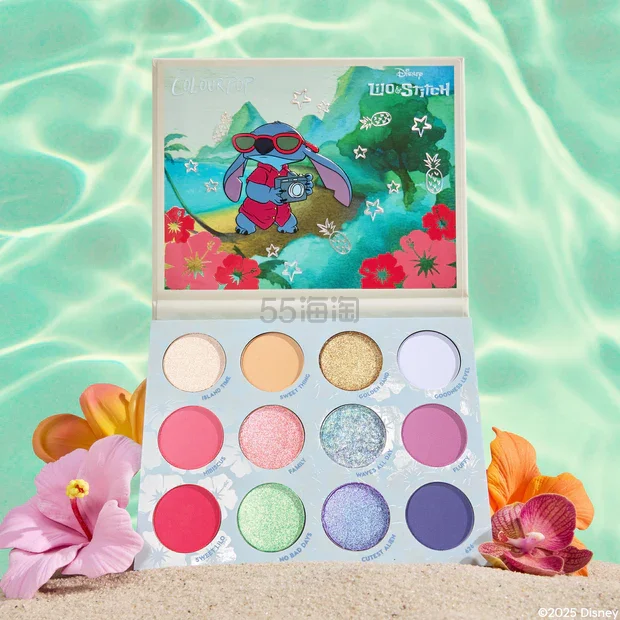 ColourPop 卡拉泡泡 Beach Dreamin' 眼影盘
