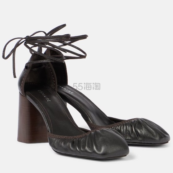 LEMAIRE Micro Ballerina 85 黑色高跟鞋