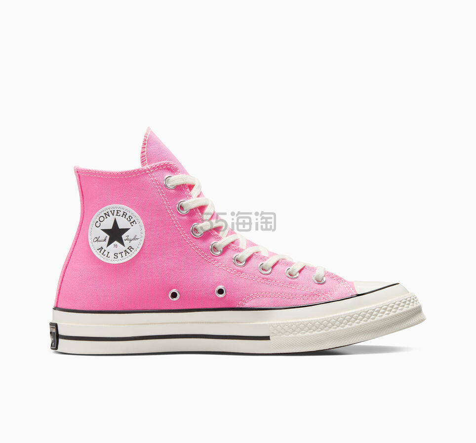 Converse 匡威 Chuck 70 粉色高帮帆布鞋