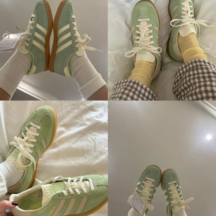 Adidas GAZELLE 夏季薄荷绿配色运动鞋
