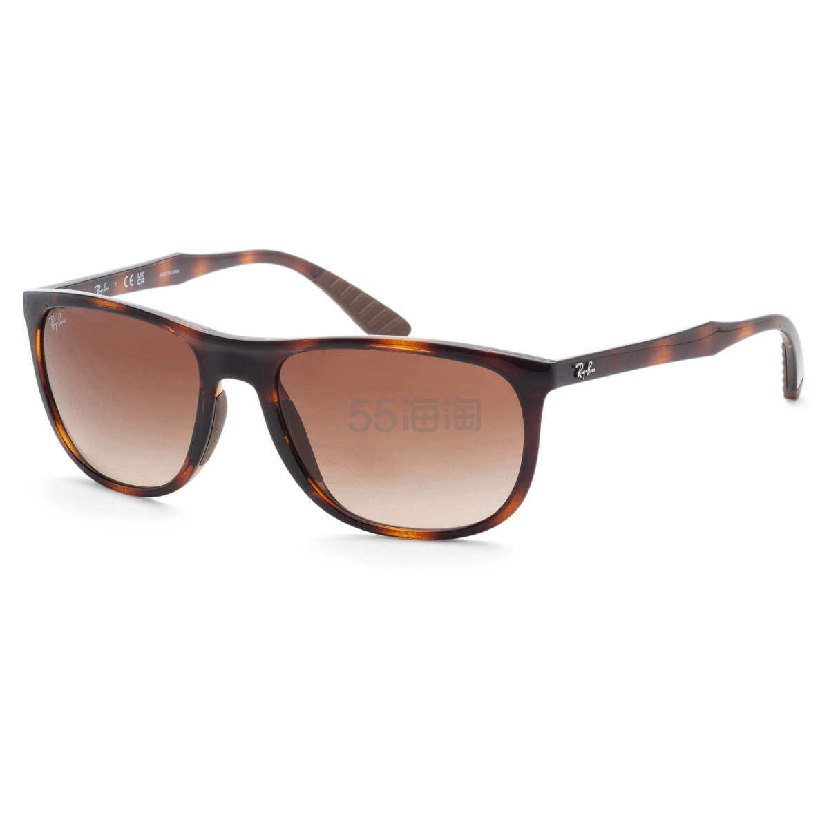 Ray-Ban 棕色方框墨镜