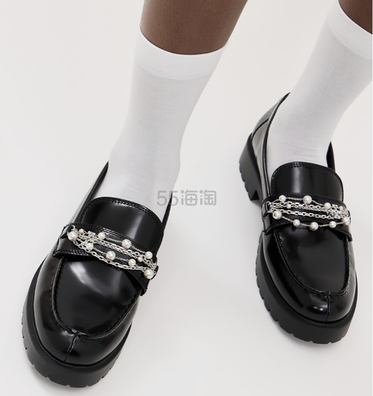 Tory Burch 珍珠乐福鞋