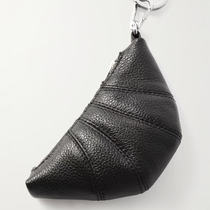 LEMAIRE 黑色牛角包钥匙扣