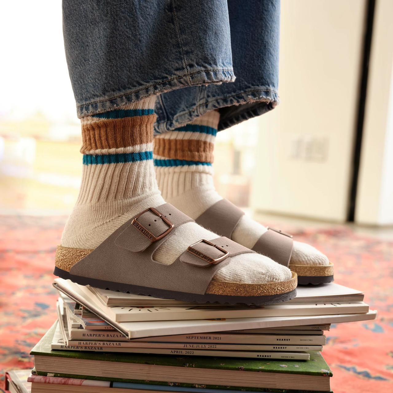 Rue La La：Birkenstock 美鞋大促！沙色勃肯鞋$129