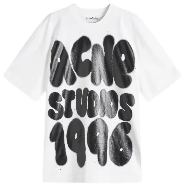 Acne Studios 喷漆徽标短袖