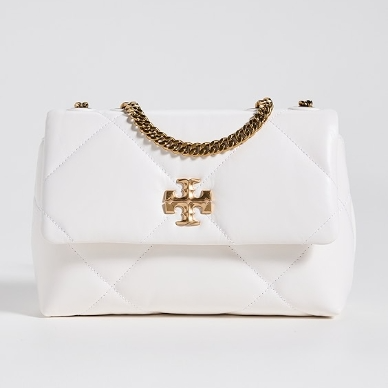 Tory Burch Small Kira Diamond 白色单肩包