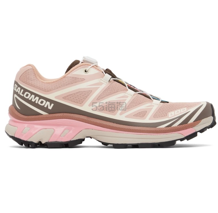Salomon 粉色 XT-6 运动鞋