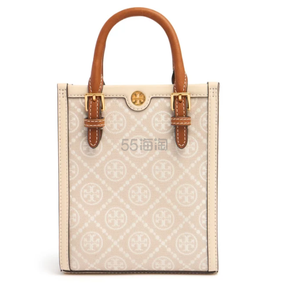 Tory Burch T Monogram 迷你棉质托特包