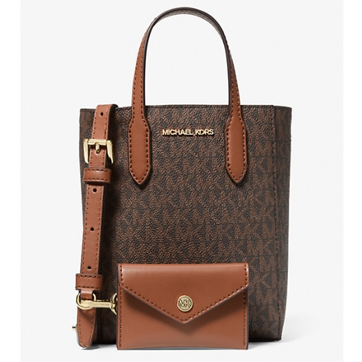 Michael Kors Vincent 超小号徽标斜挎包（带卡夹）