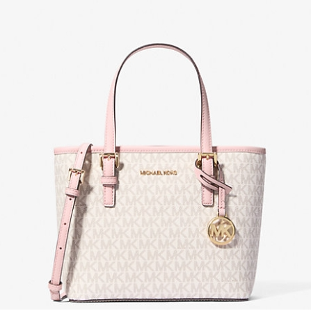 Michael Kors Jet Set Travel 迷你女士粉色菜篮子包