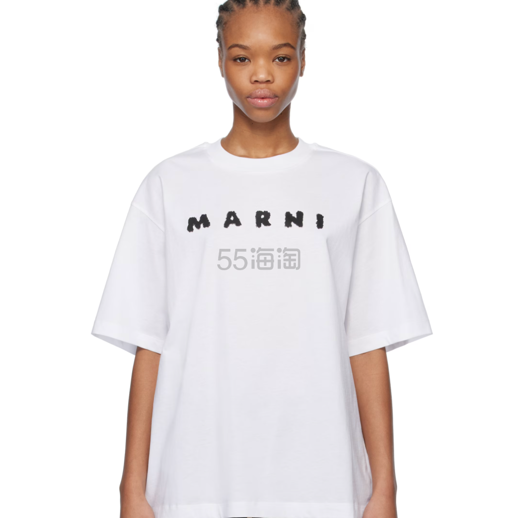 Marni 白色基础款T恤
