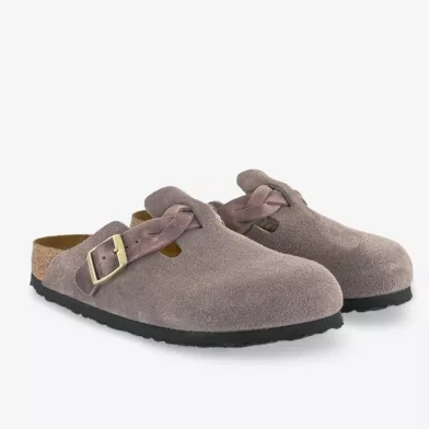 Birkenstock 博肯 Boston 麂皮包头鞋