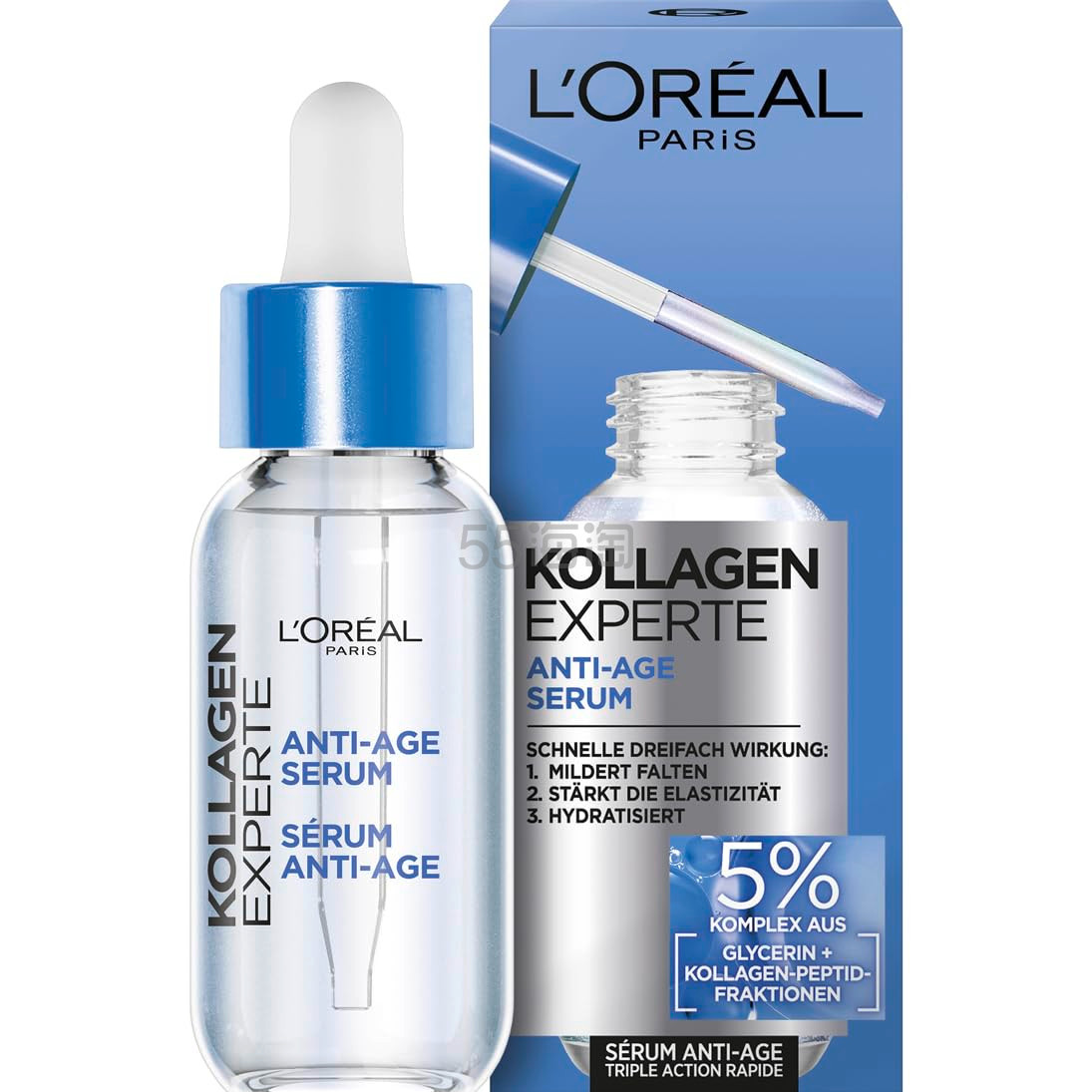 【含税直邮】L'Oreal Paris 巴黎欧莱雅抗皱精华30ml
