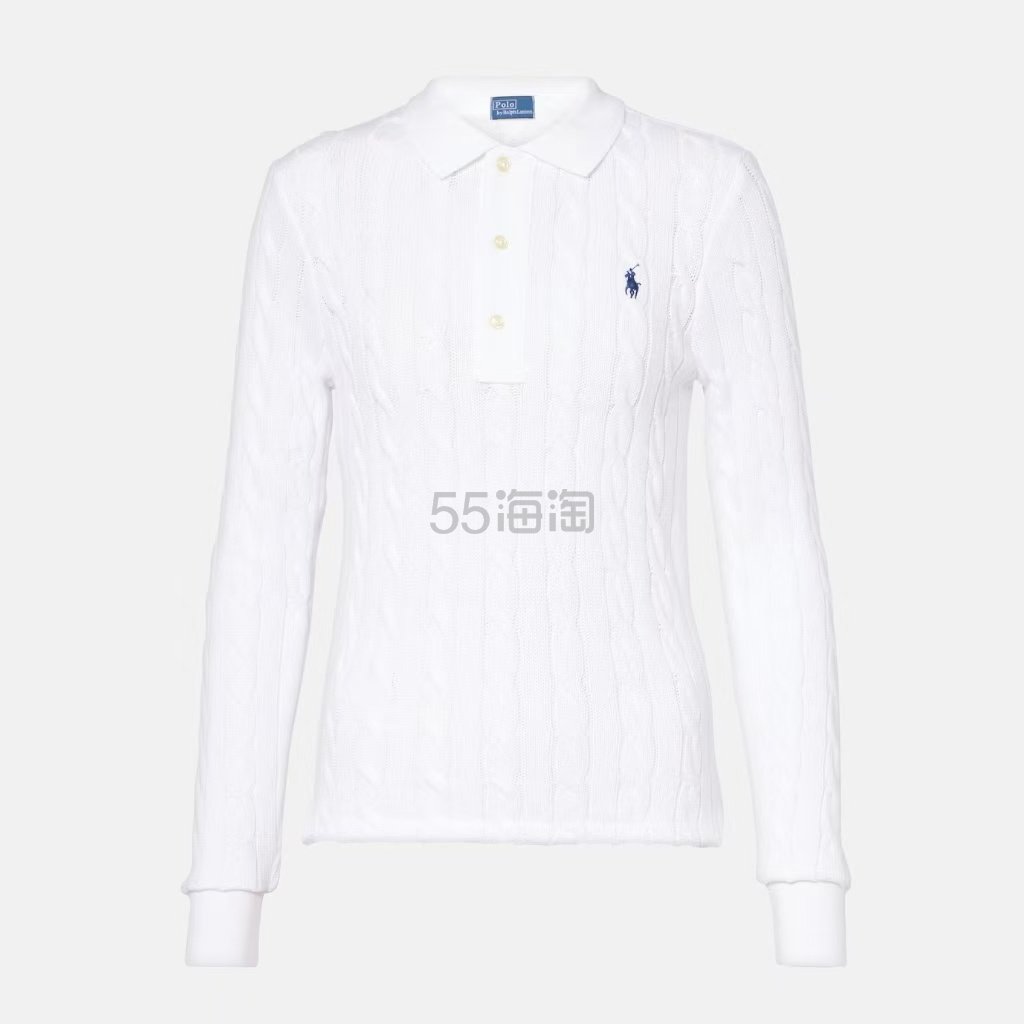 POLO RALPH LAUREN 拉夫劳伦白色POLO毛衣