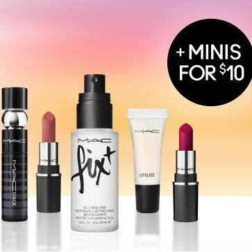 MAC Cosmetics：精选小样$10热卖