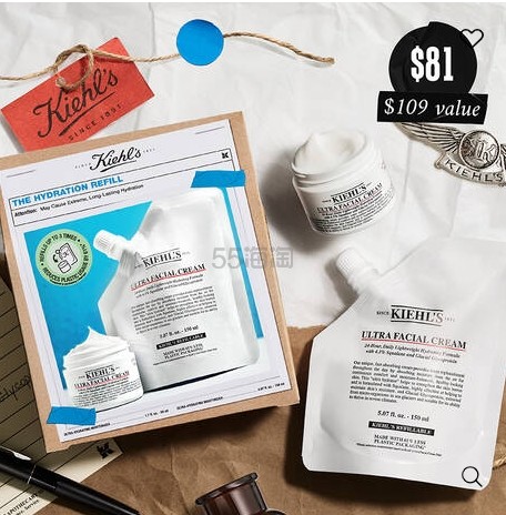 Kiehl's  高保湿霜套装 含50ml+150m