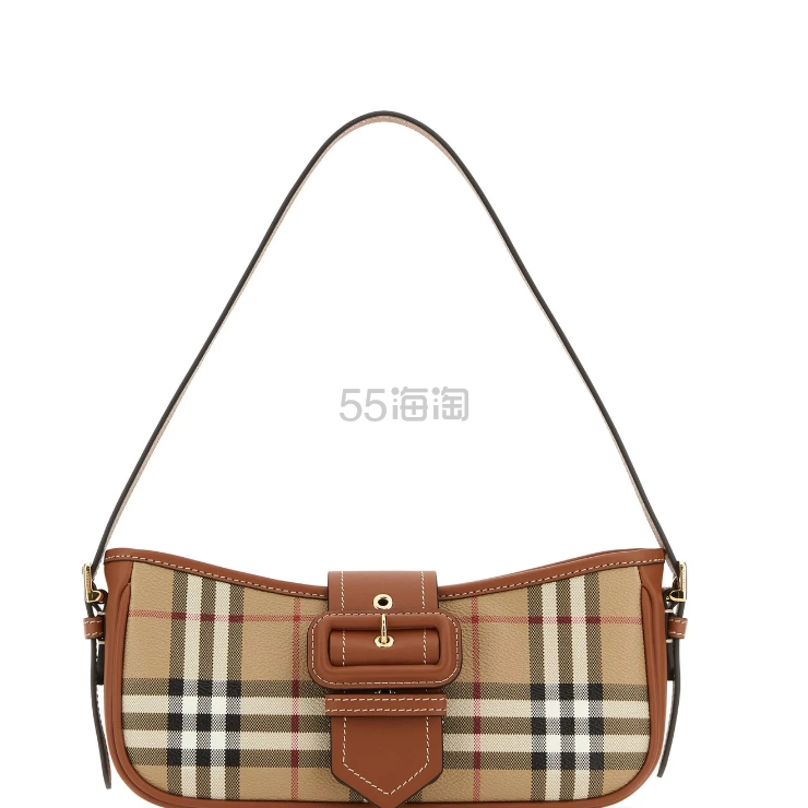 易梦玲同款！Burberry 格纹腋下包