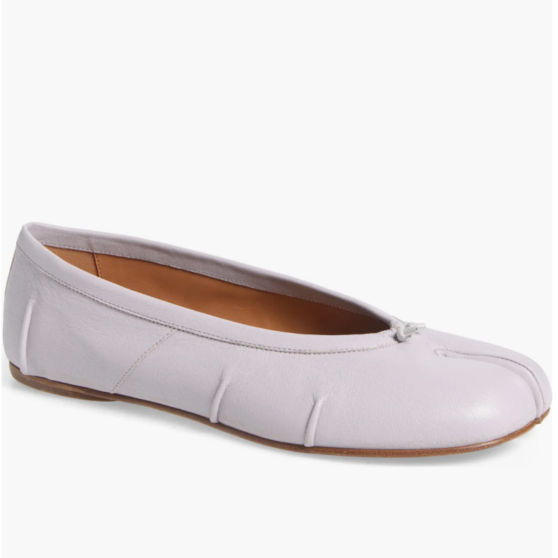 Maison Margiela  马吉拉紫色Tabi芭蕾鞋