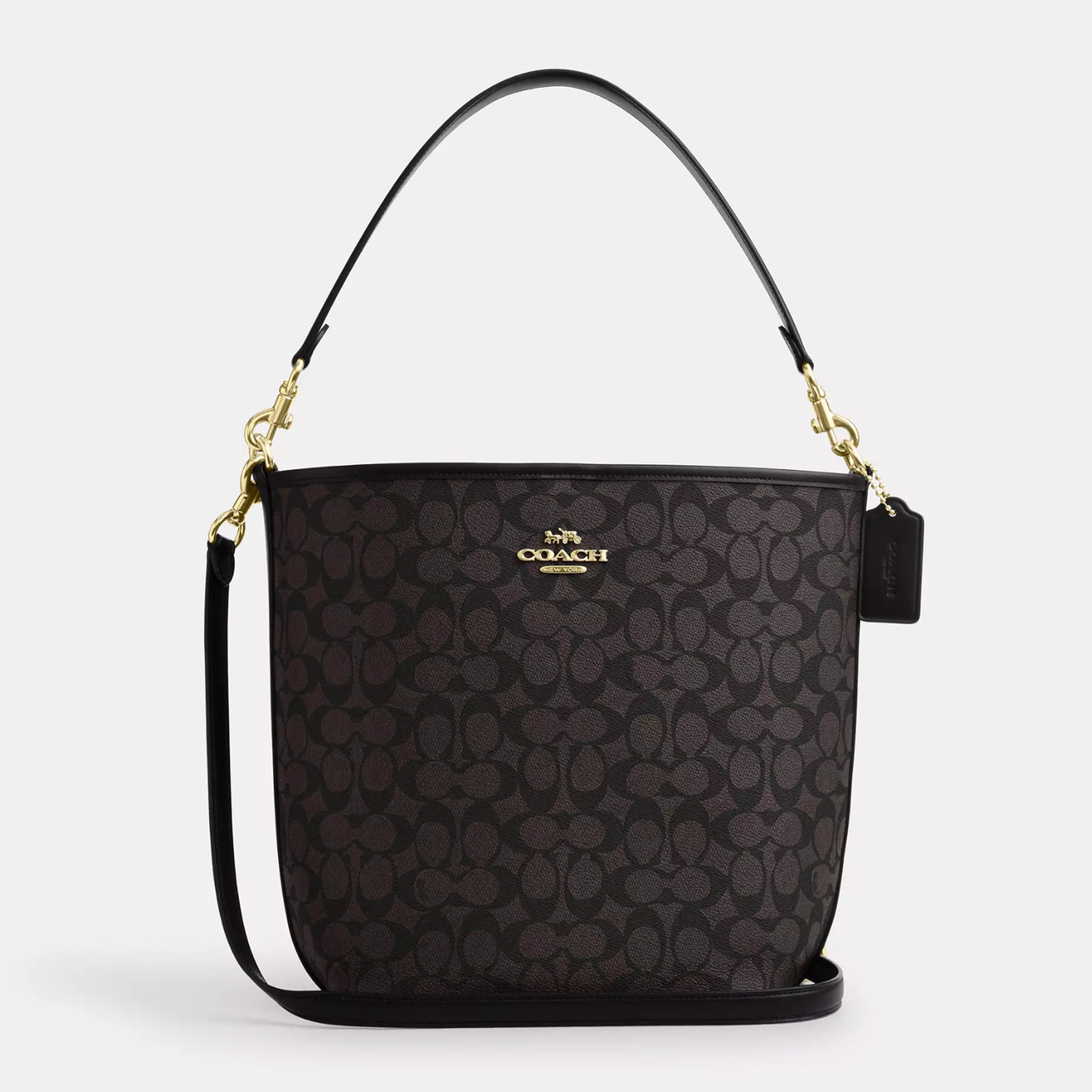 Coach 蔻驰 City 大号老花水桶包