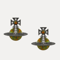 新品！Vivienne Westwood 西太后 弗兰卡土星耳钉
