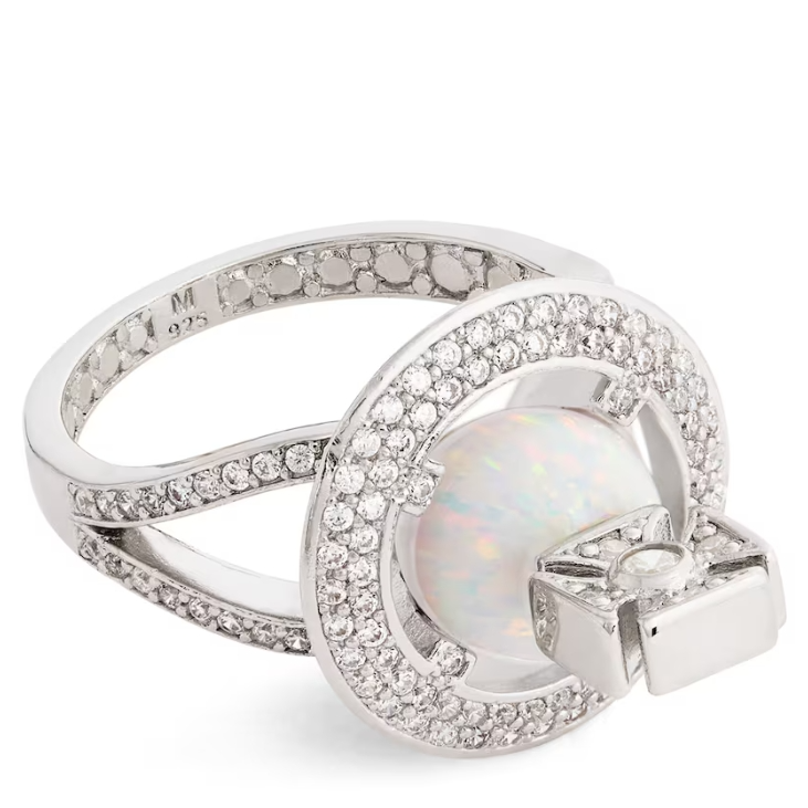 Vivienne Westwood 西太后 欧泊立体土星戒指