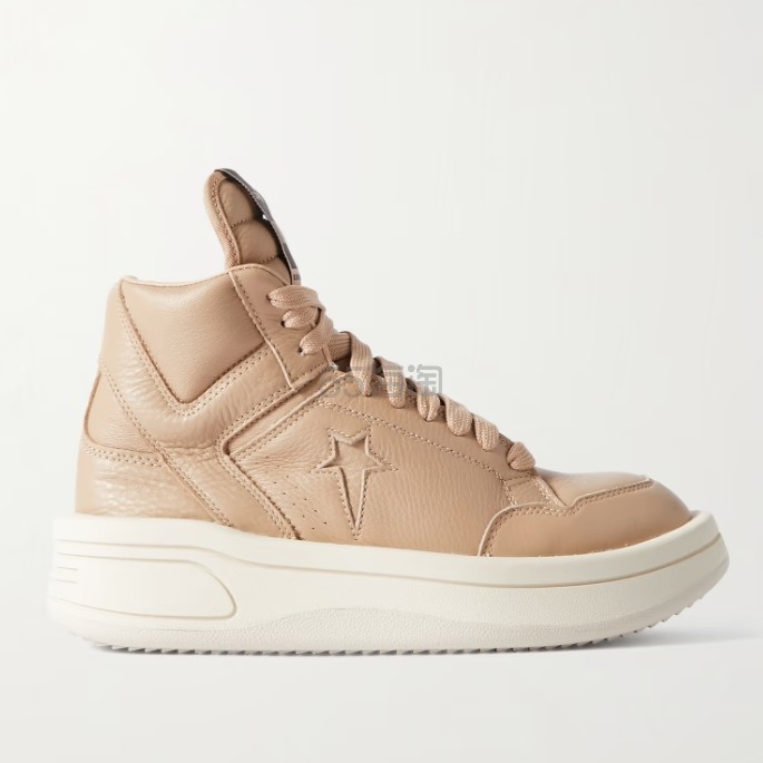 RICK OWENS x Converse 匡威 TURBOWPN 皮革高帮运动鞋